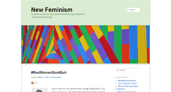 Desktop Screenshot of newfeminism.co