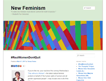 Tablet Screenshot of newfeminism.co